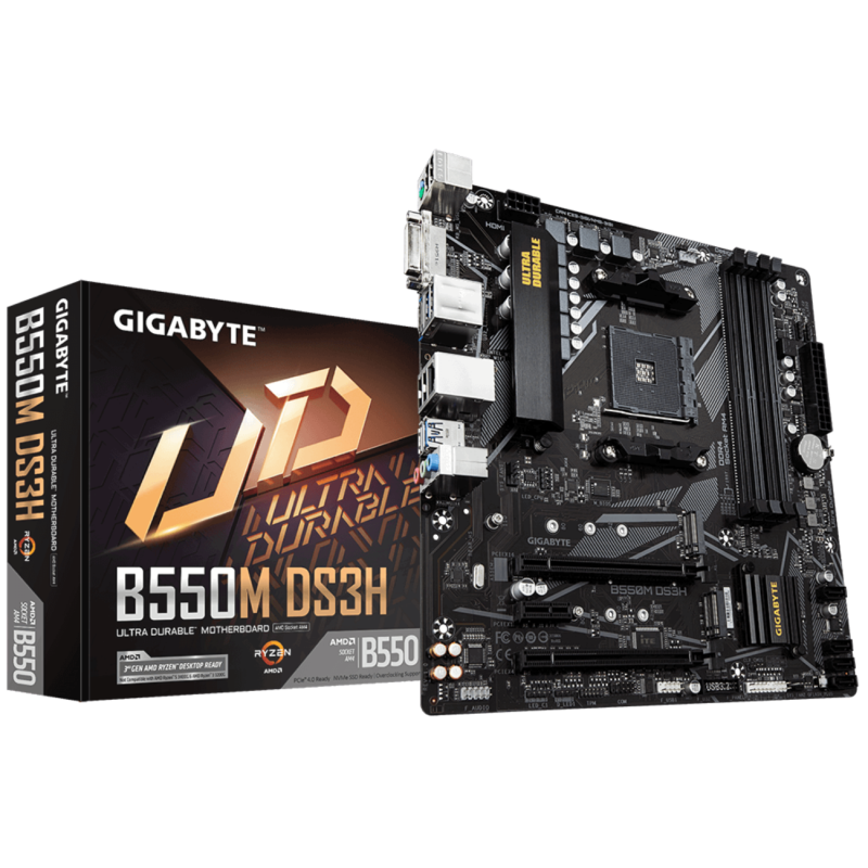 Mother Gigabyte (Am4) B550M Ds3H - Imagen 2