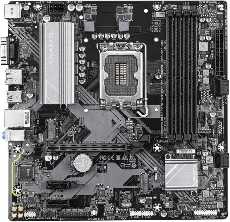 Mother Gigabyte (Lga1700) B760M D3Hp - Imagen 3