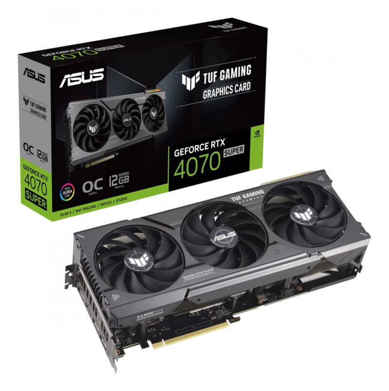 Placa De Video Asus Tuf Rtx 4070Ti S O16G Gaming