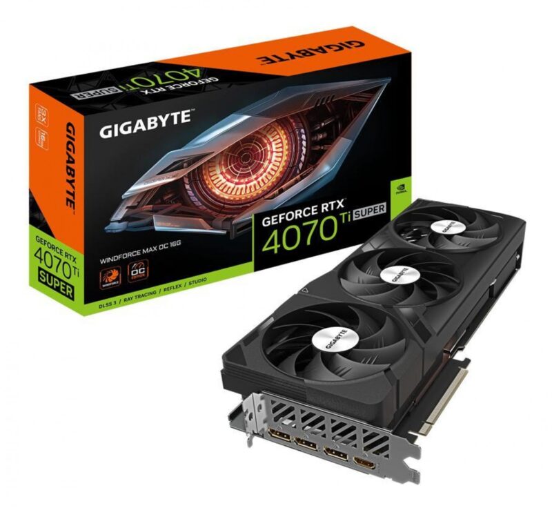 Placa De Video Gigabyte Rtx 4070Ti Super Windforce Max Oc16Gb - Imagen 3