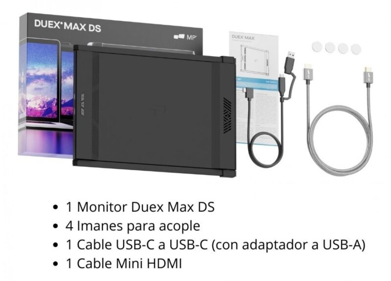 Accesorios Byh Monitor Portatil Para Notebook  Duex Max Ds Black 14.1 - Imagen 3