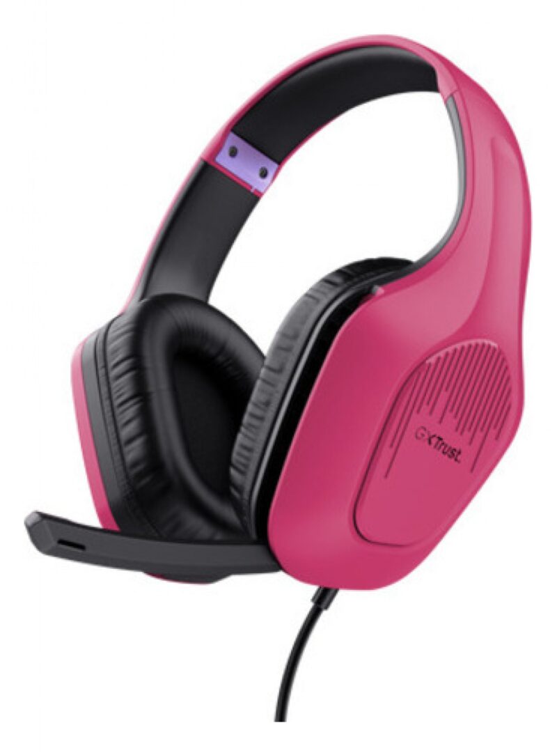 Auricular Gamer Trust Zirox Pink Gxt415P - Imagen 2