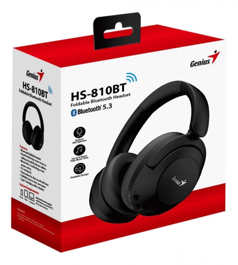 Auricular Genius Rs Hs-810Bt Black - Imagen 5