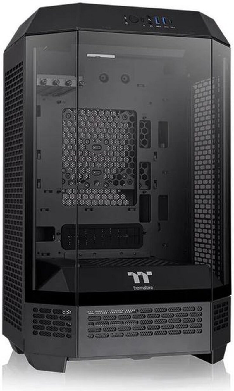 Gabinete Thermaltake The Tower 300 Black Tempered Glass - Imagen 2