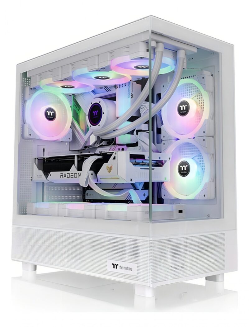 Gabinete Thermaltake View 270 Plus Tg Argb Snow White Tempered Glass - Imagen 2