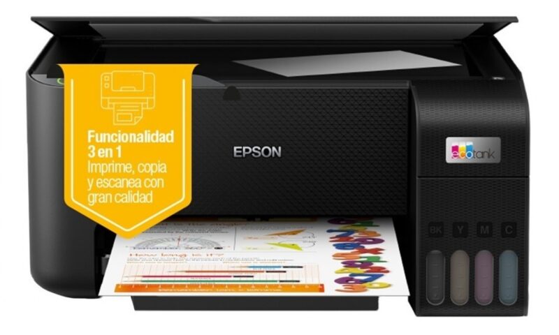 Impresora Epson Multifuncion Mf L3210 Eco Tank - Imagen 4