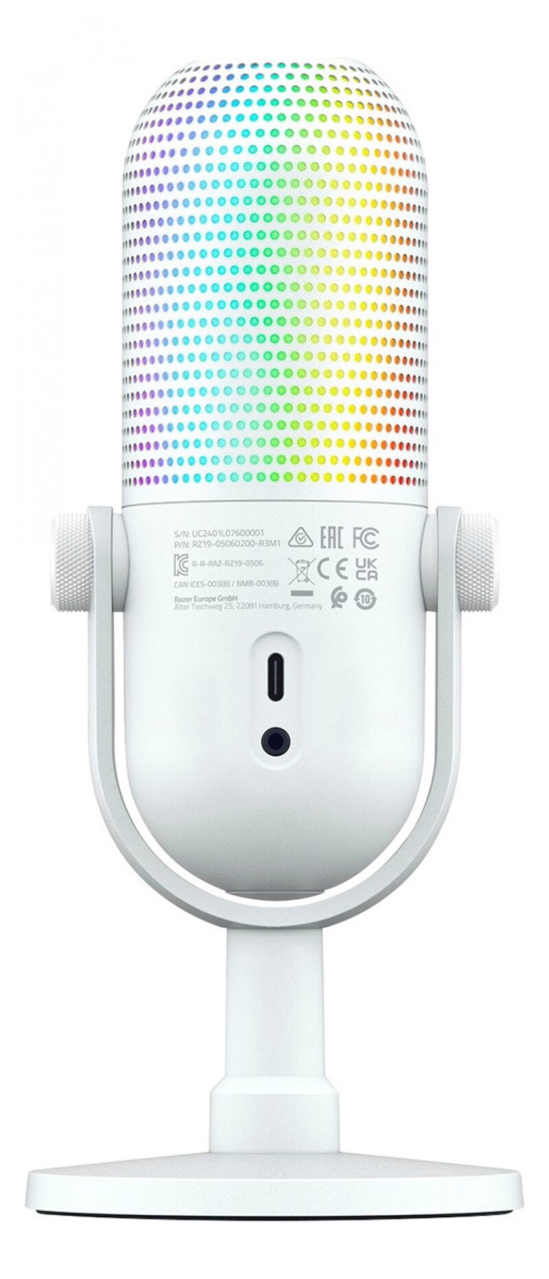 Microfono Razer Seiren V3 Chroma White