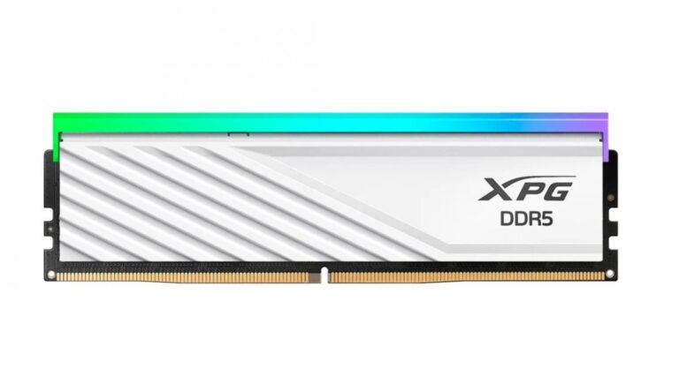 Memoria Adata Dimm Lancer Single Ddr5 16Gb 6000 White Rgb - Imagen 3