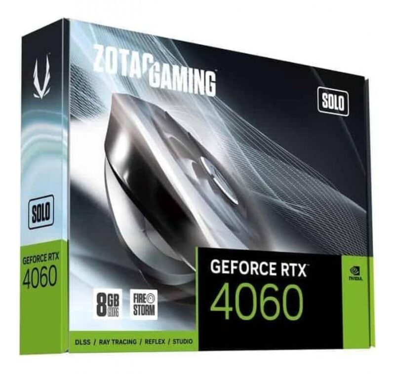 Placa De Video Zotac Gaming Rtx 4060 8Gb Solo