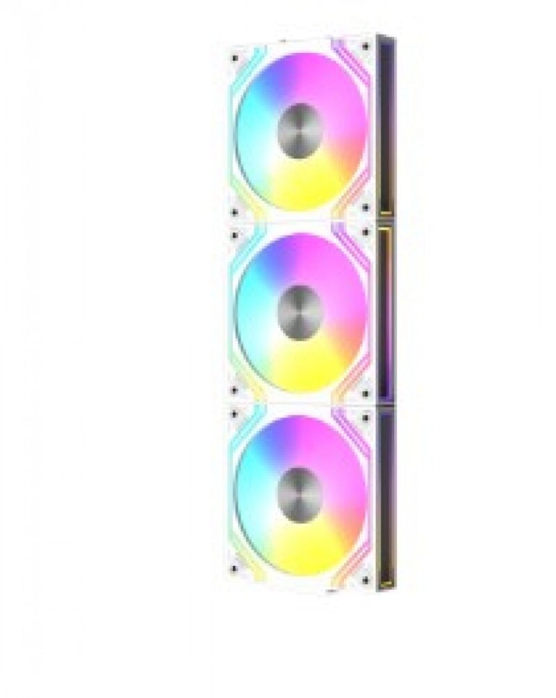 Cooler Fan Raidmax Kit Modular 3 En 1 Argb Pwm White - Imagen 2