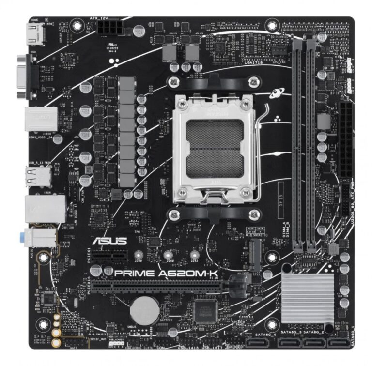 Mother Asus (Am5) Prime A620M-K - Imagen 3