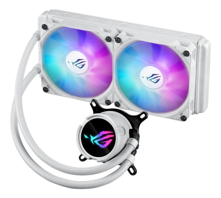 Water Cooler Asus Rog Strix Lc Iii 240 Argb White - Imagen 3