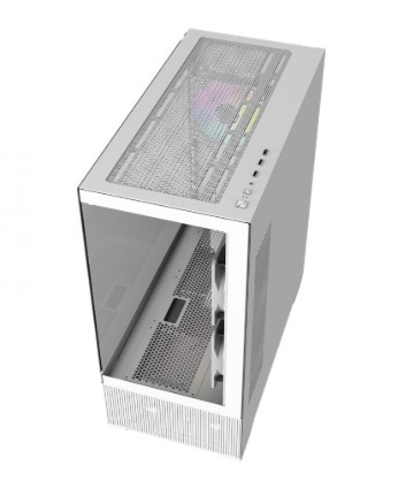 Gabinete Gamer Raidmax Infinita I801 Air White Fishtank Argb Tg - Imagen 4