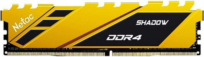 Memoria Netac Shadow Ddr4 3200 16Gb C16 Yellow
