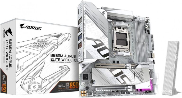 Mother Gigabyte (Am5) B850M A Elt Wf6E Ice 1.0 - Imagen 2
