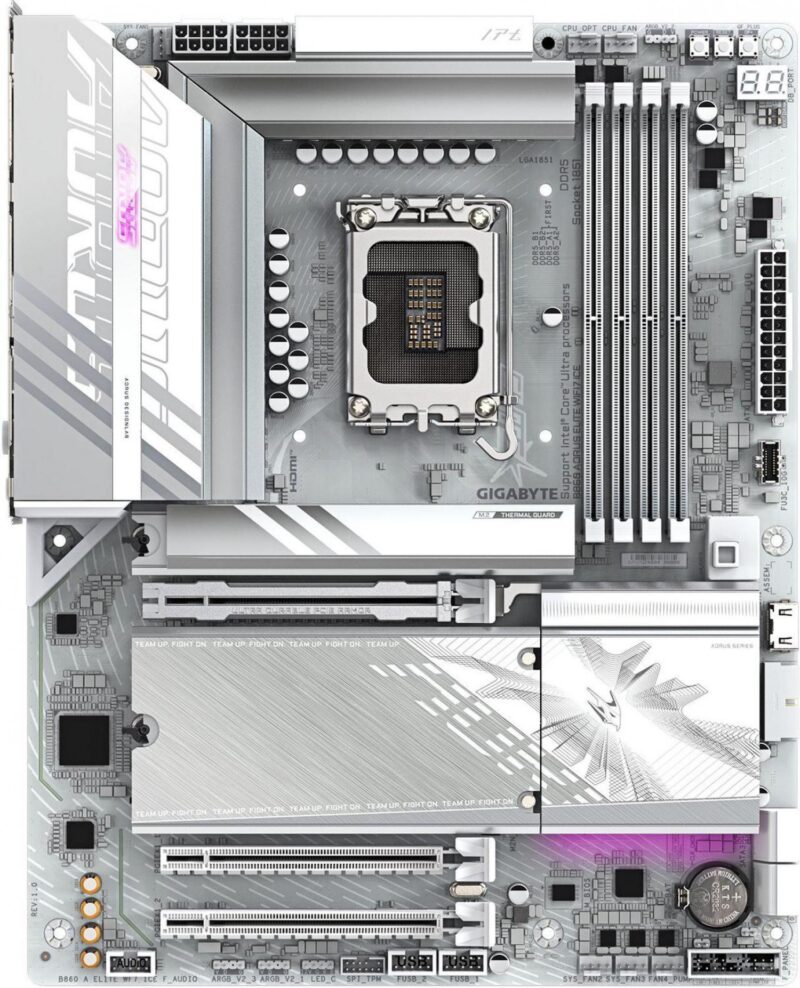 Mother Gigabyte (Lga 1851) B860 A Elite Wf7 Ice 1.0 - Imagen 3
