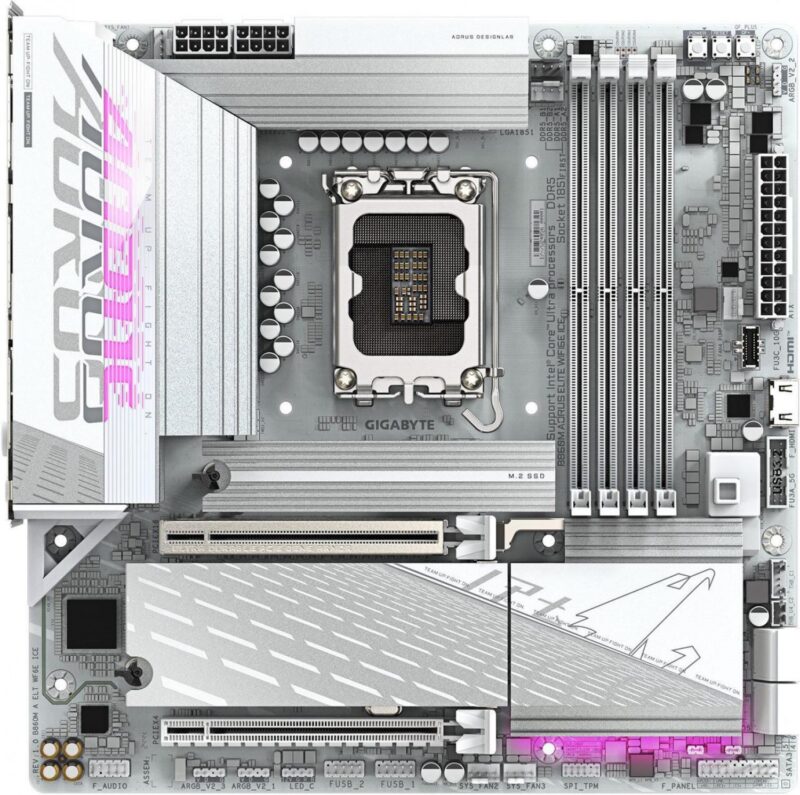 Mother Gigabyte (Lga 1851) B860M A Elt Wf6E Ice 1.0 - Imagen 3