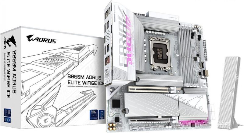 Mother Gigabyte (Lga 1851) B860M A Elt Wf6E Ice 1.0 - Imagen 2