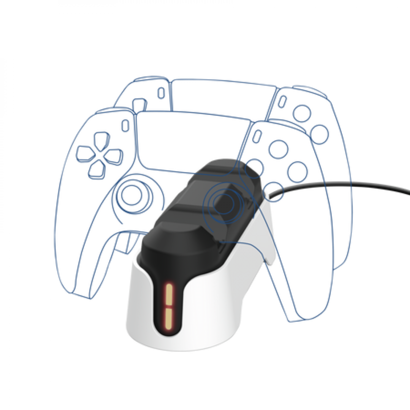 Accesorios Trust Base De Carga Doble Para Mandos Ps5 White Gxt228 - Imagen 2