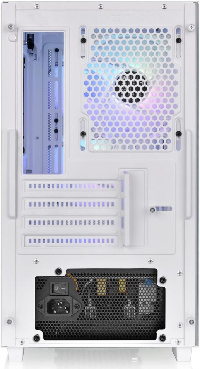 Gabinete Gamer Thermaltake Versa H16 Tg Argb Snow White Temp Glass - Imagen 4