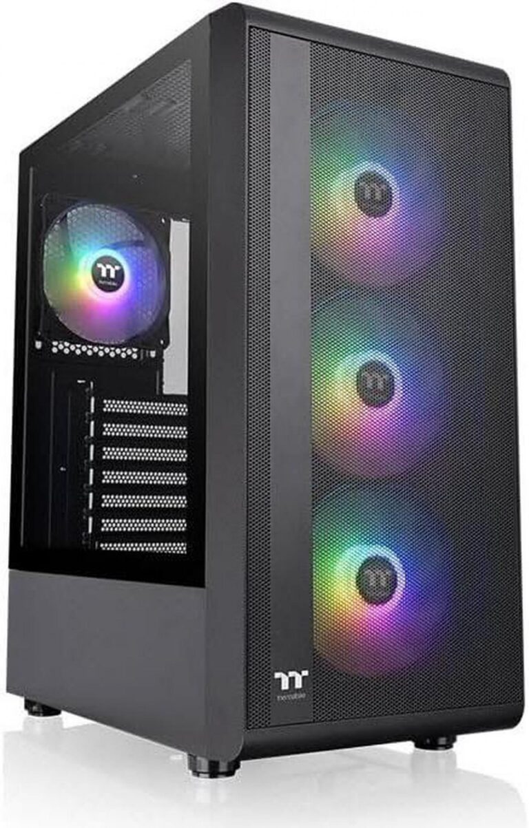 Gabinete Thermaltake S200 Plus Tg Argb Black Tempered Glass - Imagen 2