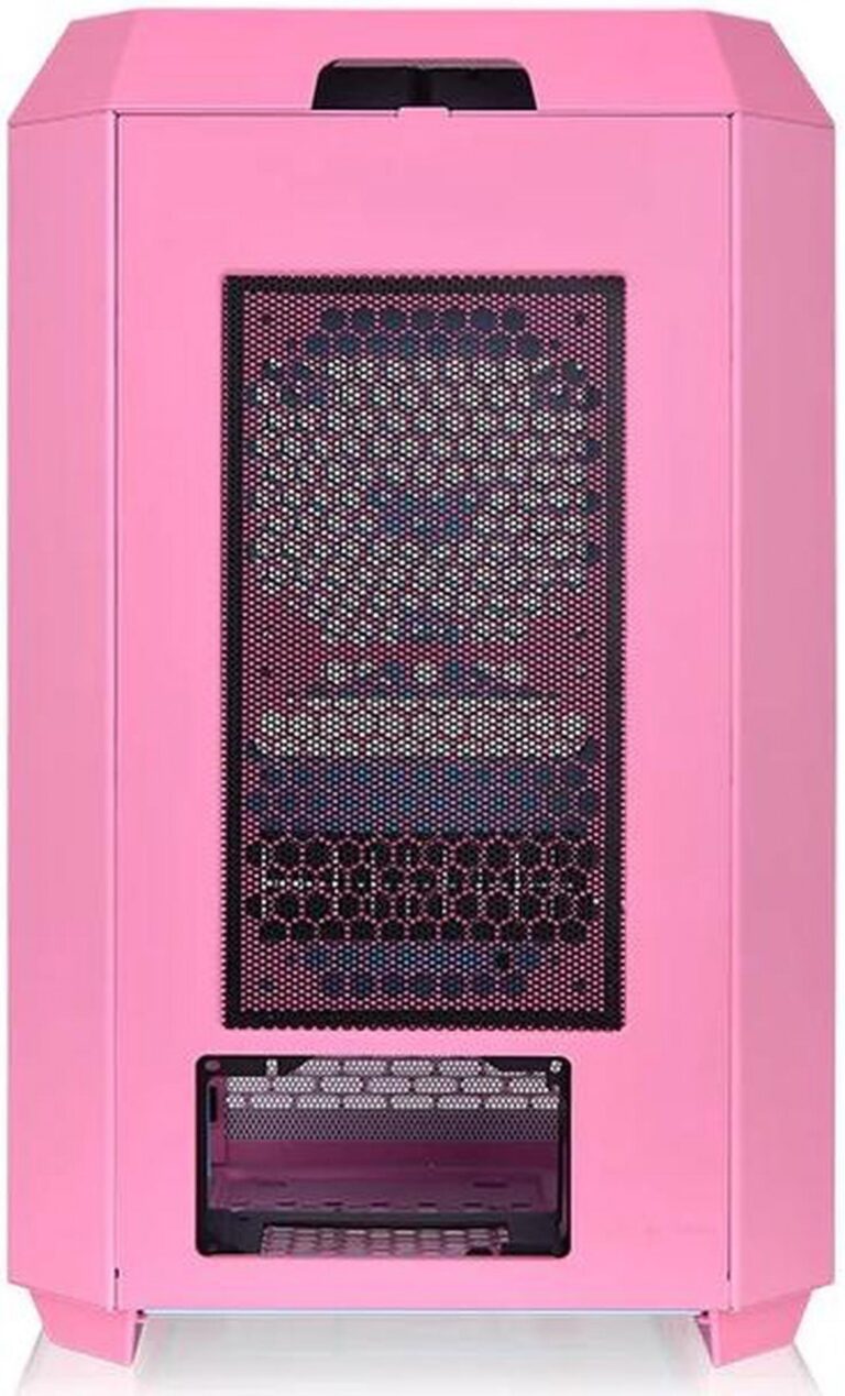 Gabinete Thermaltake The Tower 300 Bubble Pink Tempered Glass Metal Panel - Imagen 5