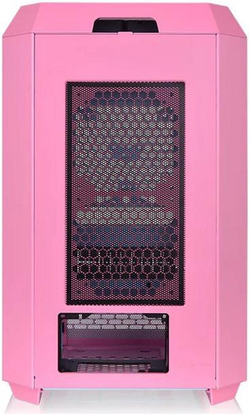 Gabinete Thermaltake The Tower 300 Bubble Pink Tempered Glass Metal Panel - Imagen 5