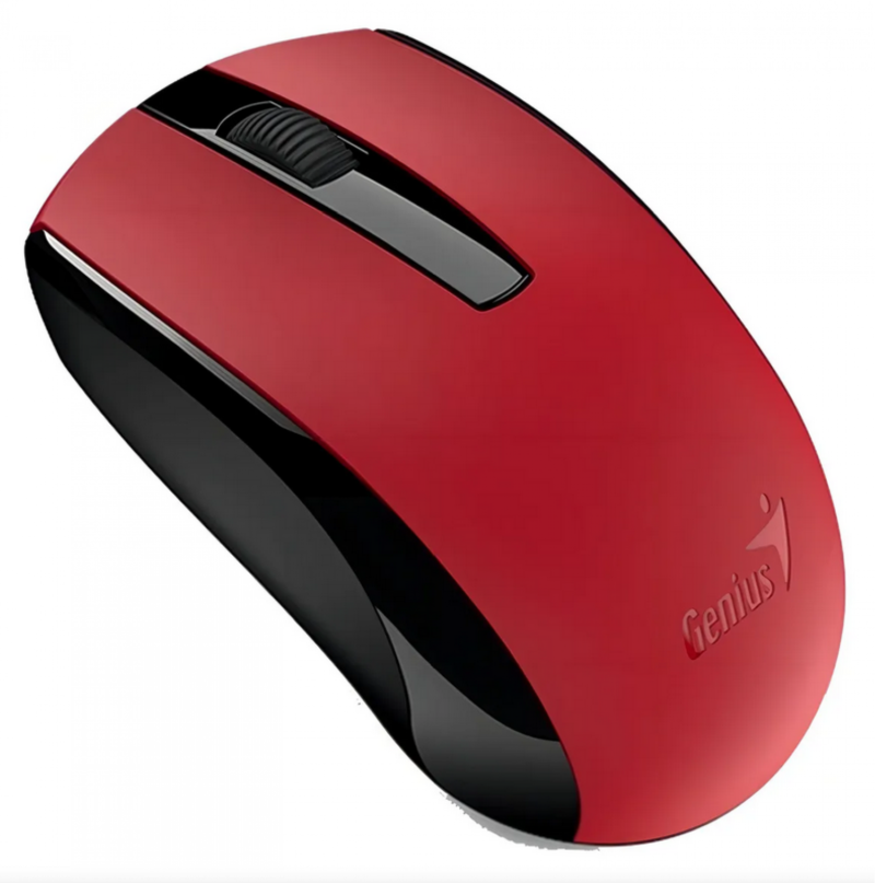 Mouse Genius Eco-8100 Wireless Red Recargable