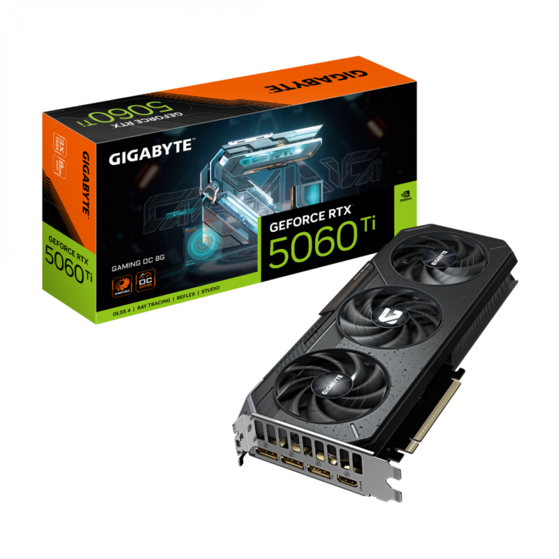 Placa De Video Gigabyte Rtx 5060Ti Gaming 8Gb