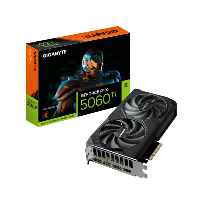 Placa De Video Gigabyte Rtx 5060Ti Wf2 8Gb