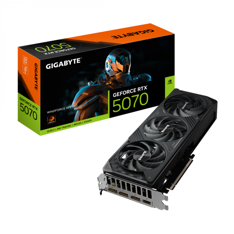 Placa De Video Gigabyte Rtx 5070 Wf3 12Gb