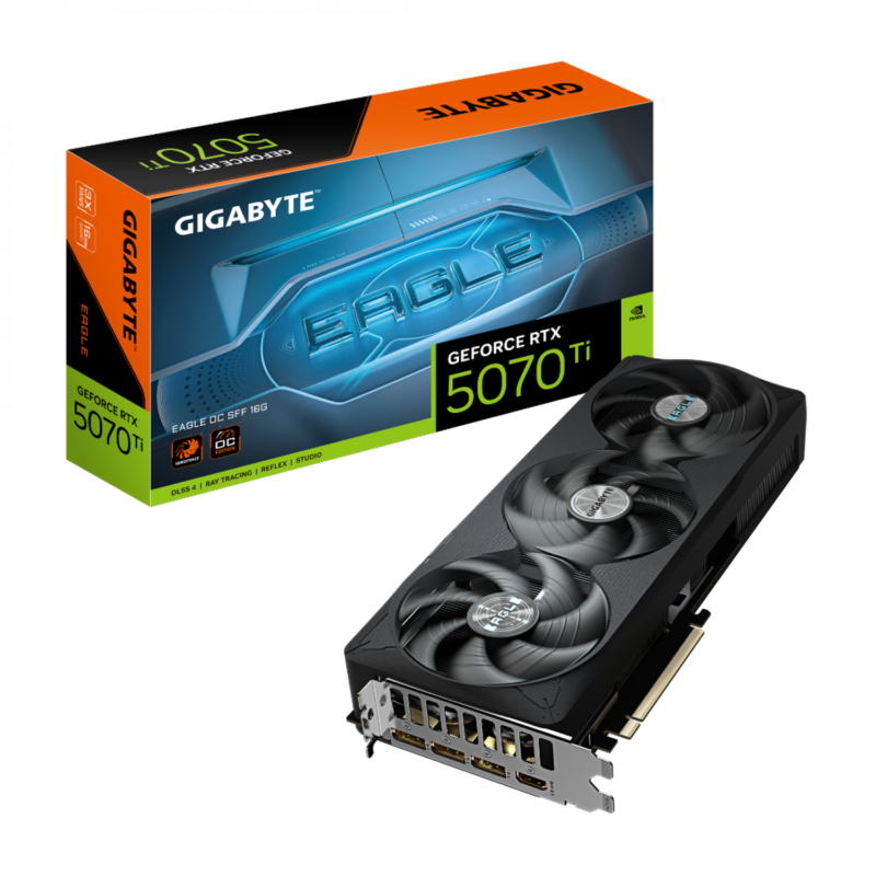 Placa De Video Gigabyte Rtx 5070Ti Eagle Oc 16Gb