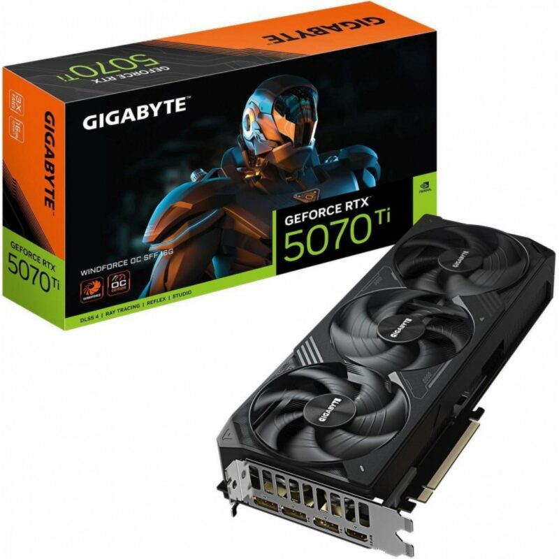 Placa De Video Gigabyte Rtx 5070Ti Wf3 16Gb