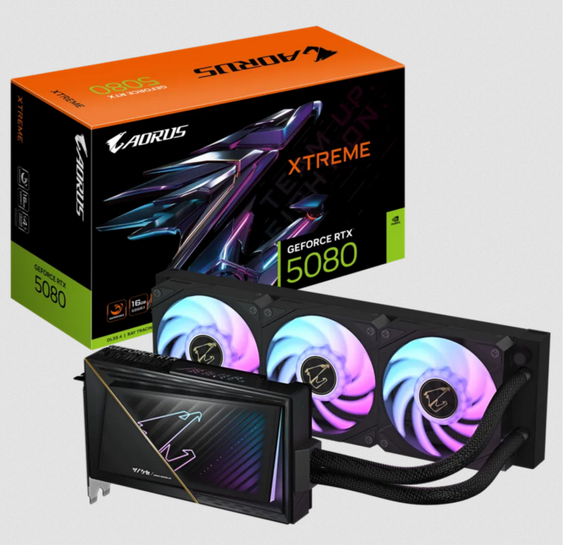 Placa De Video Gigabyte Rtx 5080 Aorusx 16Gb