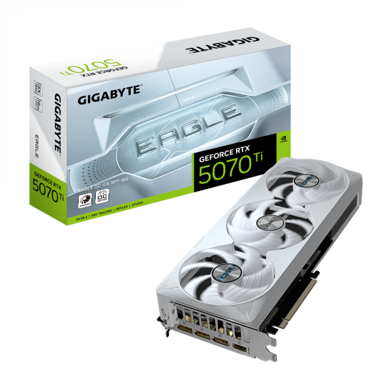 Placa De Video Gigabyte Rtx 5070Ti Eagle Oc Ice 16Gb - Imagen 2