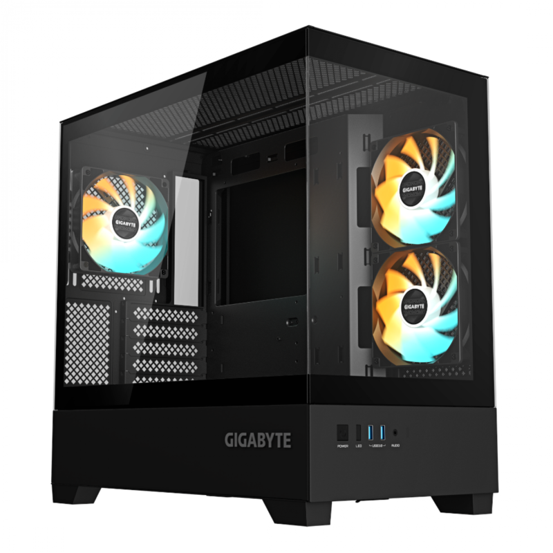 Gabinete Gamer Gigabyte C201P M-Atx Black - Imagen 2