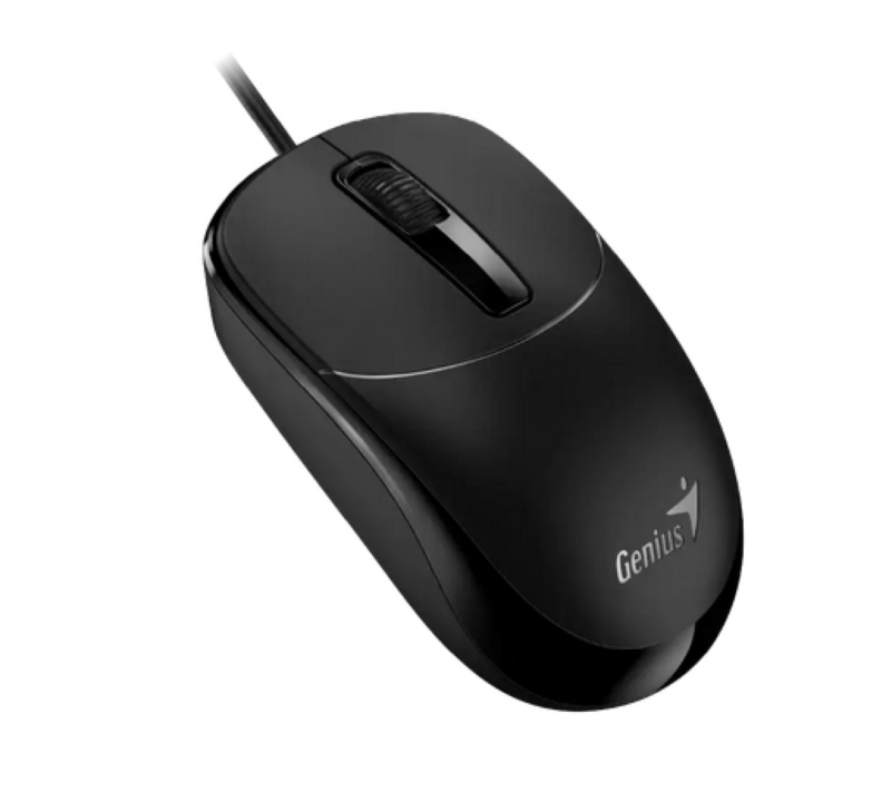 Mouse Genius Rs2 Dx-123 Black Usb-A Black Grey