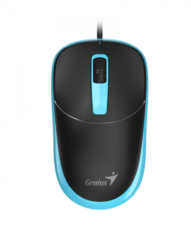 Mouse Genius Rs2 Dx-123 Black Usb-A Black Blue - Imagen 4