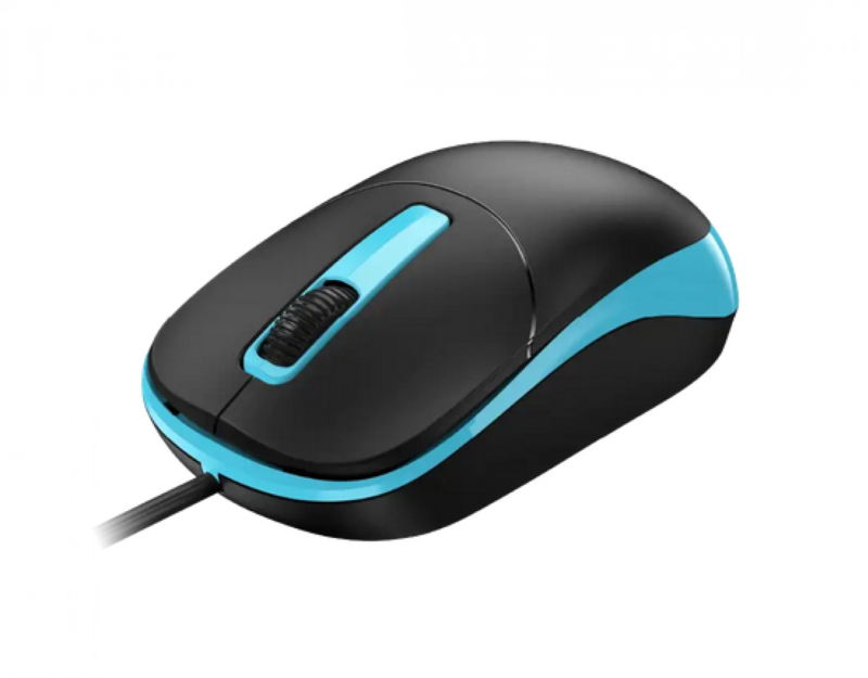 Mouse Genius Rs2 Dx-123 Black Usb-A Black Blue - Imagen 2