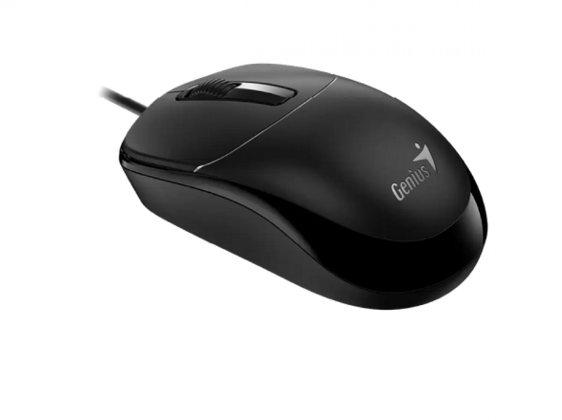 Mouse Genius Rs2 Dx-123 Black Usb-A Black Grey - Imagen 2