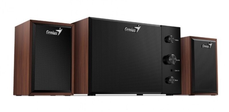 Parlante Genius Sw-2.1 350 Madera - Imagen 3
