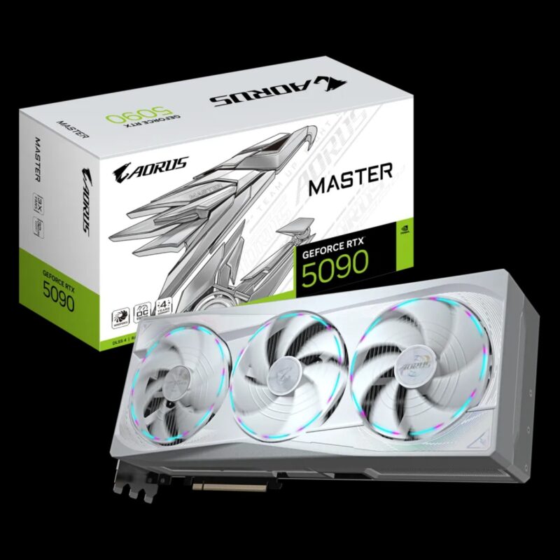 Placa De Video Gigabyte Rtx 5090 Aorus Master Ice 32Gb (White) - Imagen 6