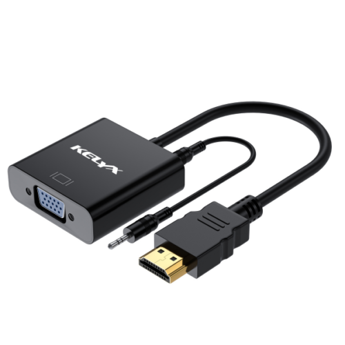 Adaptador Kelyx HDMI a VGA 1080p c/audio