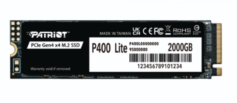 Disco Ssd Patriot P400 Lite 2Tb M.2 2280 Gen4 Ps001656