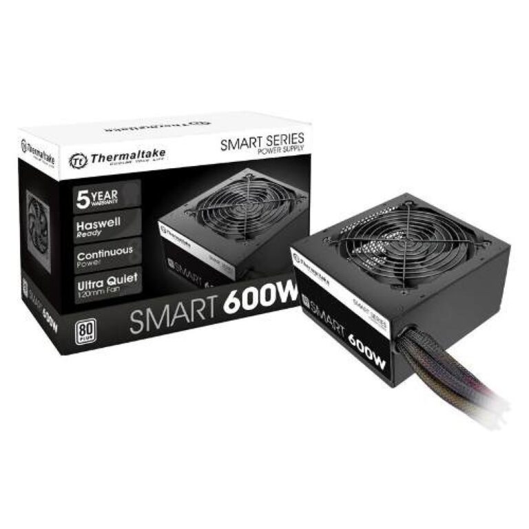 Fuente Gamer Thermaltake Smart White 600W 80 Plus - Imagen 8