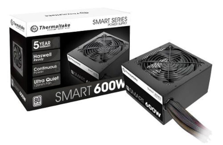 Fuente Gamer Thermaltake Smart White 600W 80 Plus - Imagen 3