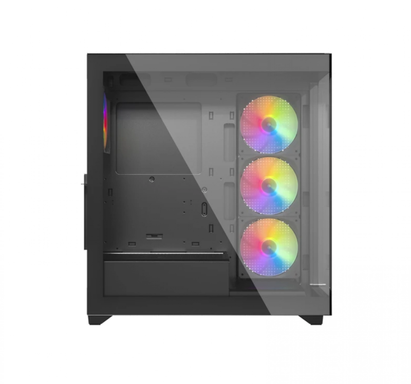 Gabinete Gamer Raidmax Infinita I800 Fishtank Tg Rgb - Imagen 5