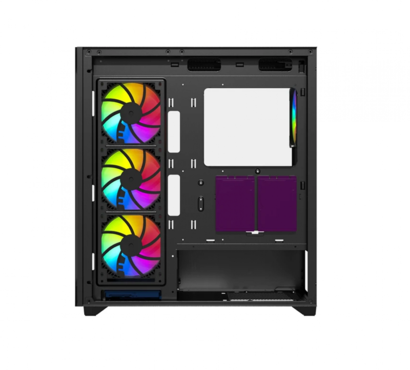 Gabinete Gamer Raidmax Infinita I800 Fishtank Tg Rgb - Imagen 6