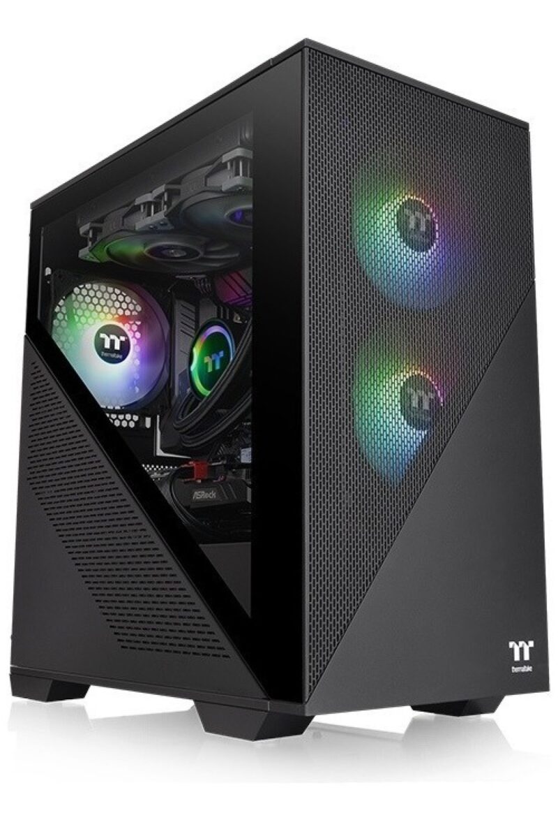 Gabinete Gamer Thermaltake Divider 170 Tg Argb Black Temp Glass - Imagen 2