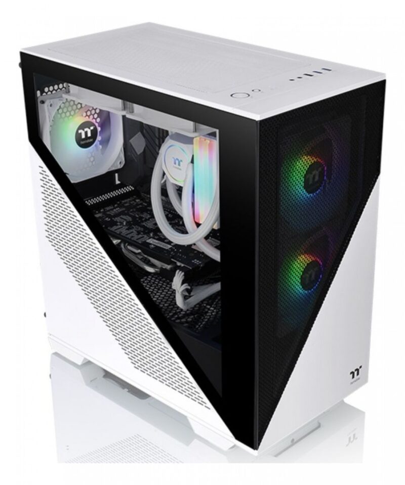 Gabinete Gamer Thermaltake Divider 170 Tg Argb Snow White Temp Glass - Imagen 5